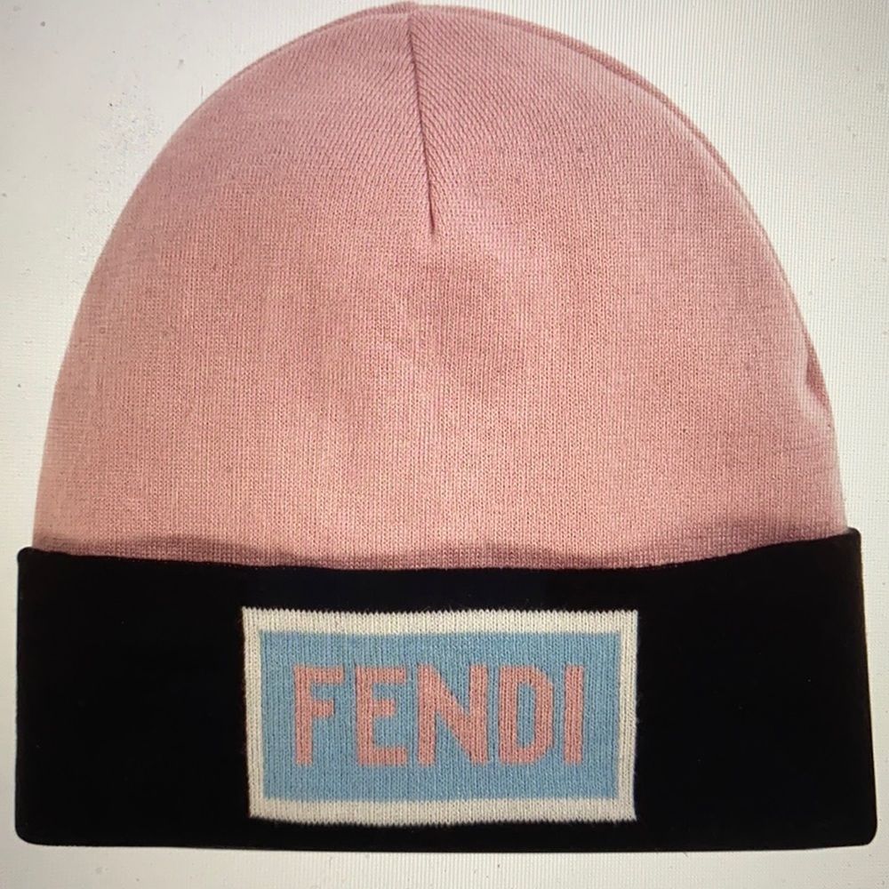 Fendi kids beanie hat